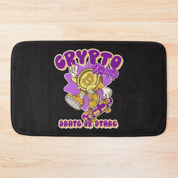Item preview, Crypto Skateboarder - Funny BTC Design designed and sold by ImaginarStore.