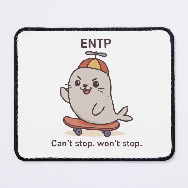 Item preview, ENTP Kawaii | Brilliantly Restless Seal MBTI Cute designed and sold by SealSquad.