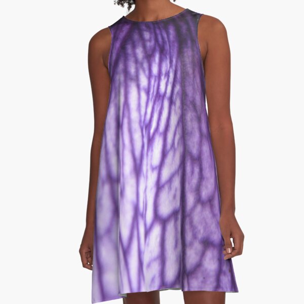 Purple Veinity Dress A-Line Dress