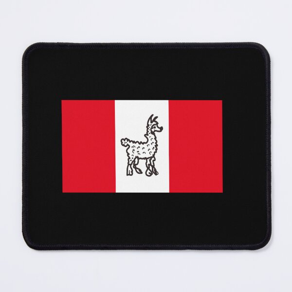 Item preview, Peru flag with cute alpaca designed and sold by vibeno1.