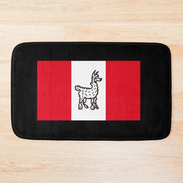 Item preview, Peru flag with cute alpaca designed and sold by vibeno1.