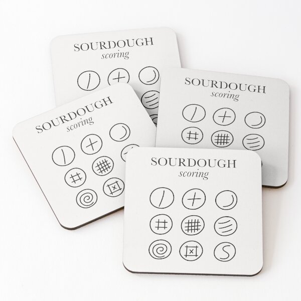 Item preview, Sourdough Scoring Techniques Illustration designed and sold by byebyesally.
