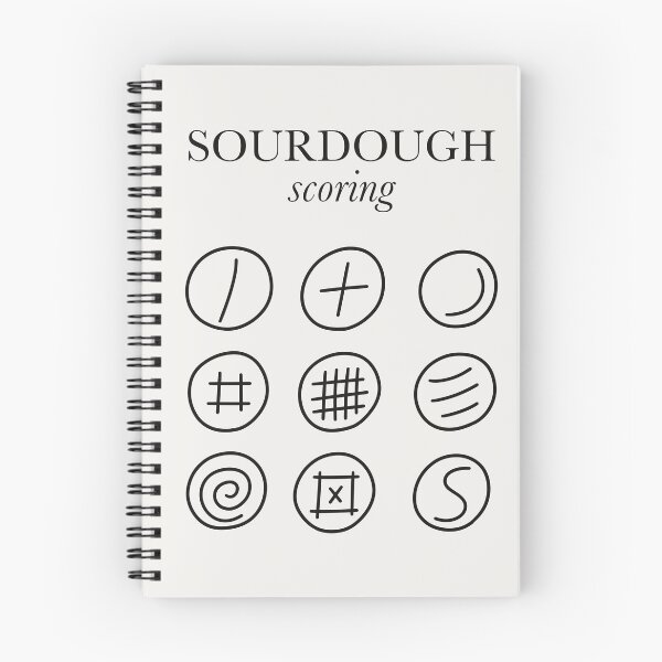 Item preview, Sourdough Scoring Techniques Illustration designed and sold by byebyesally.