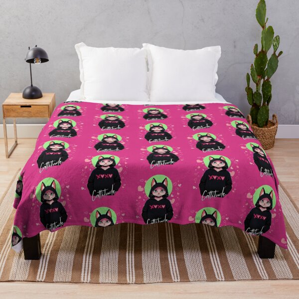 Item preview, Cattitude Graphic – Funny Cute Cat in Hoodie | Anime Kitty XOXO designed and sold by Cree8if.