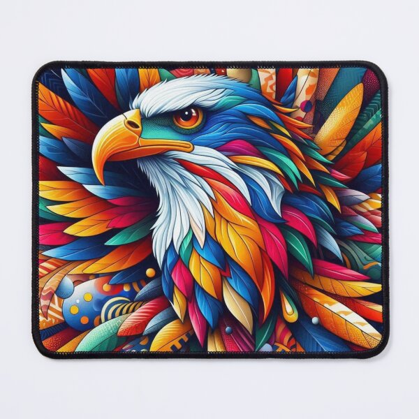 Item preview, colorful eagle designed and sold by Dogandesighn.