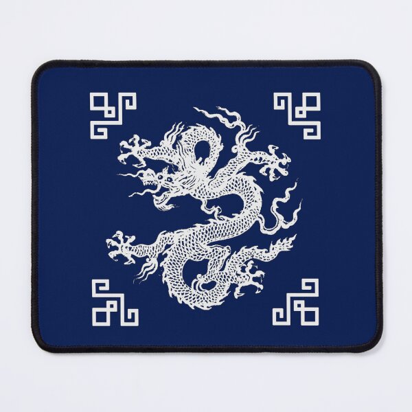 Item preview, Vintage Chinese Dragon in White designed and sold by Marymarice.