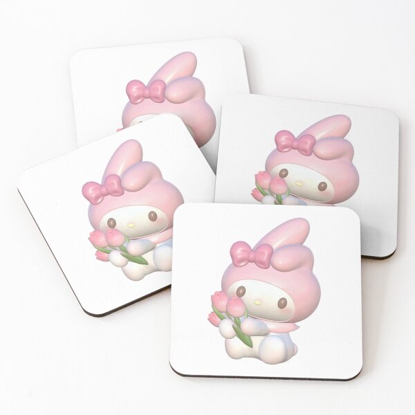 Item preview, My Melody Tulip Sticker designed and sold by CoquetteCollective.