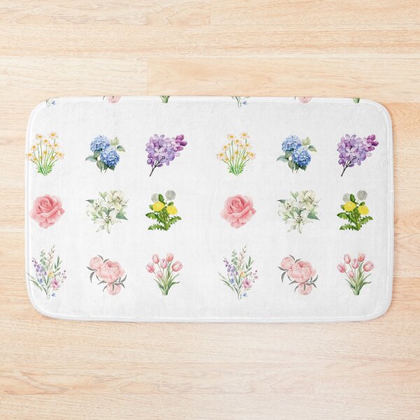 Item preview, Flower sticker sheet for scrapbooking designed and sold by ChifaeT.