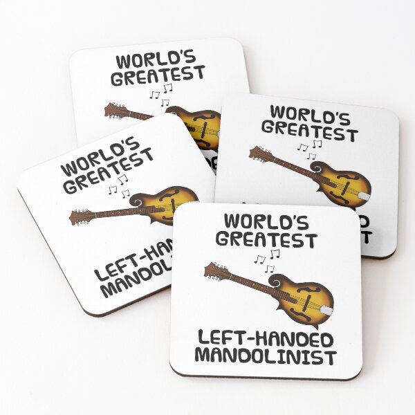 Item preview, World's Greatest Left Handed Mandolinist, Mandolin Funny designed and sold by doodlerob.