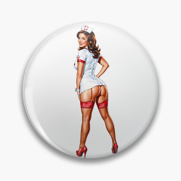 Item preview, Sexy pinup nurse designed and sold by HolaJosephina.