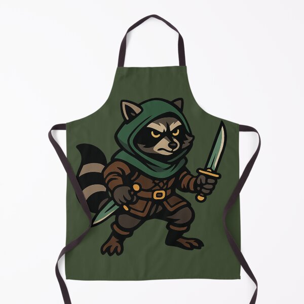 Item preview, Raccoon Rogue – Retro RPG Stealth Animal Character designed and sold by TenkaTees.