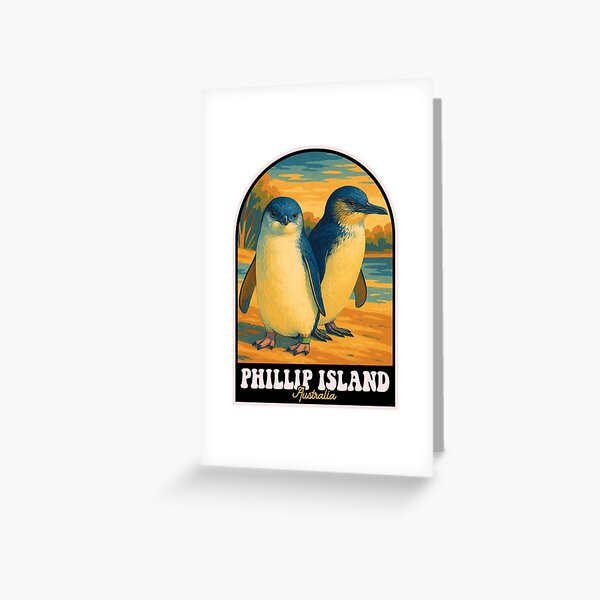 Item preview, Phillip Island Australia Penguin Retro Travel Poster designed and sold by JackCurtis1991.