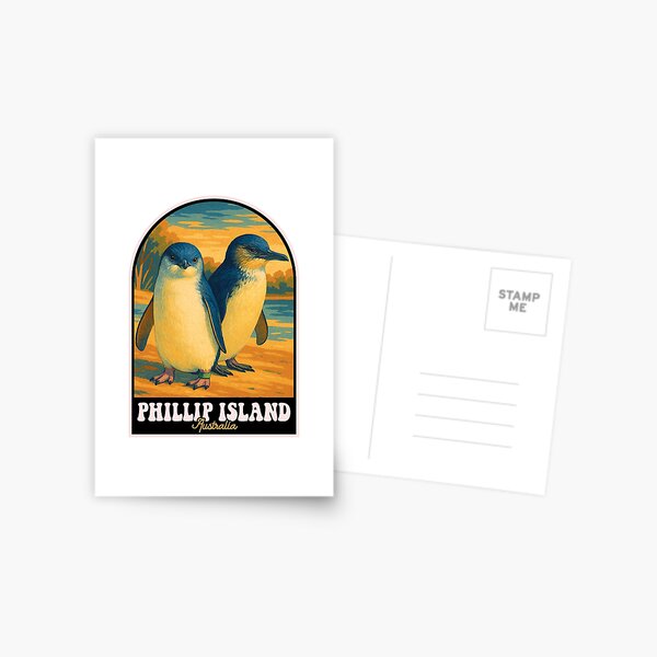 Item preview, Phillip Island Australia Penguin Retro Travel Poster designed and sold by JackCurtis1991.