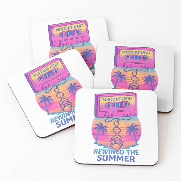 Item preview, Mixtape Heat – Rewind the Summer Tee | Retro Beach Cassette Aesthetic designed and sold by Laugh & Rewind .