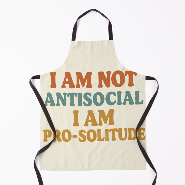 Item preview, I Am Not Antisocial I Am Pro-Solitude - Retro Cozy Introvert T-Shirt designed and sold by TenkaTees.