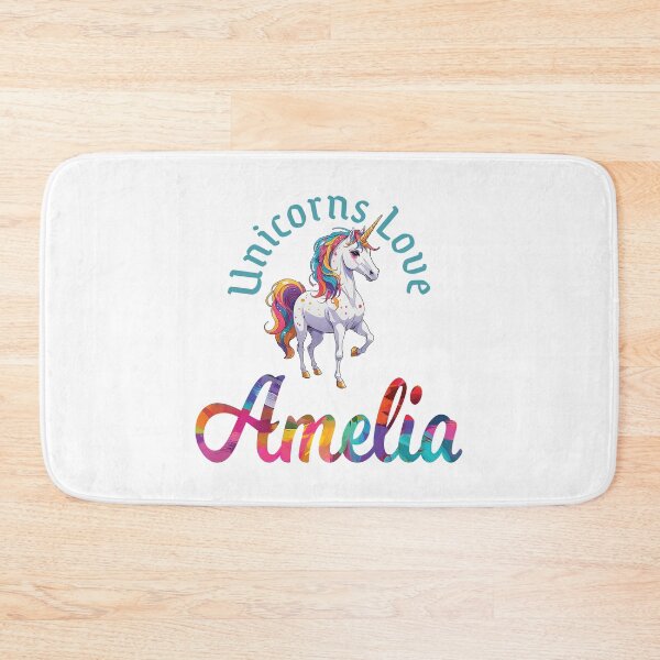Item preview, Unicorns Love Amelia designed and sold by ComicKitsch.