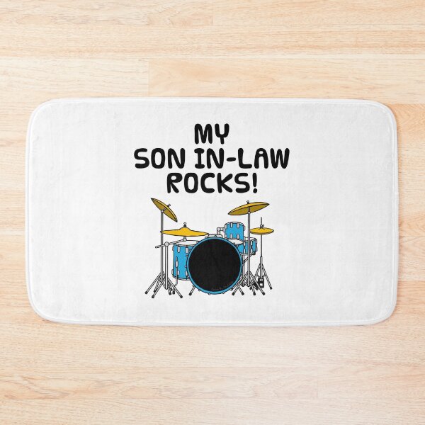 Item preview, My Son In-Law Rocks, Drummer Musician Funny designed and sold by doodlerob.