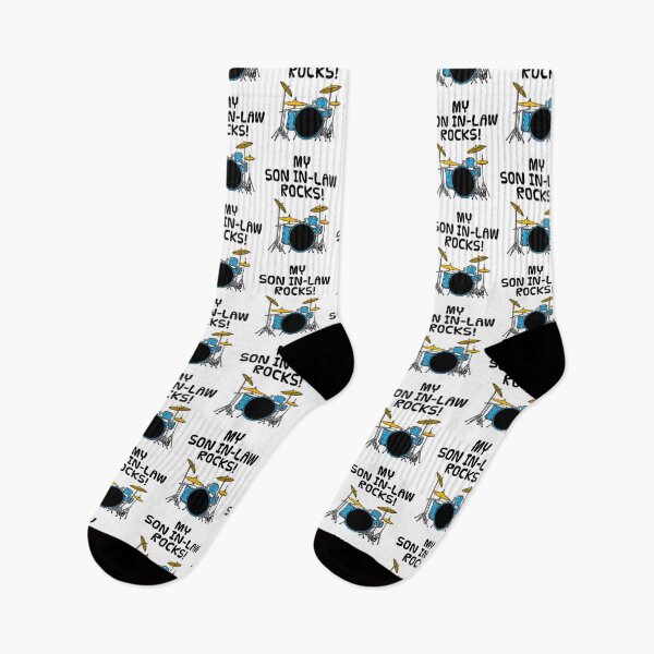 Item preview, My Son In-Law Rocks, Drummer Musician Funny designed and sold by doodlerob.
