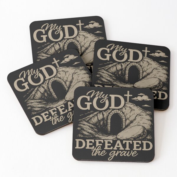 Item preview, My God Defeated the Grave – Christian Resurrection Design designed and sold by svarupa.