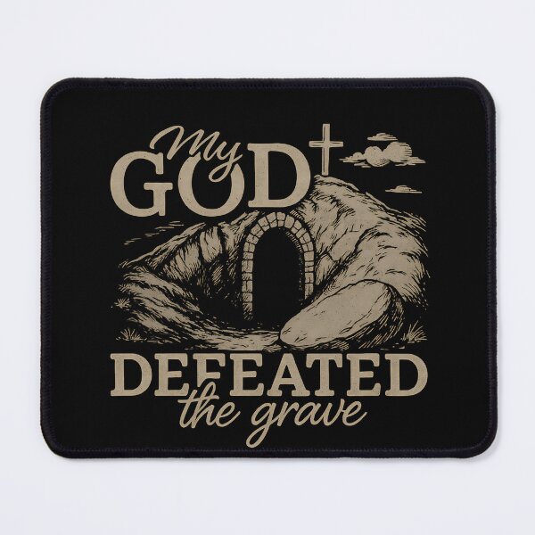 Item preview, My God Defeated the Grave – Christian Resurrection Design designed and sold by svarupa.