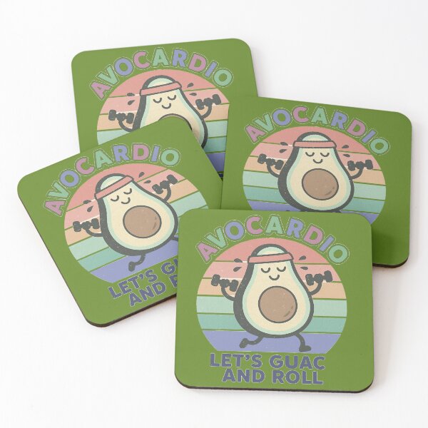 Item preview, Funny Avocado Gym T-Shirt – Avocardio Guac and Roll designed and sold by ForestPainter.