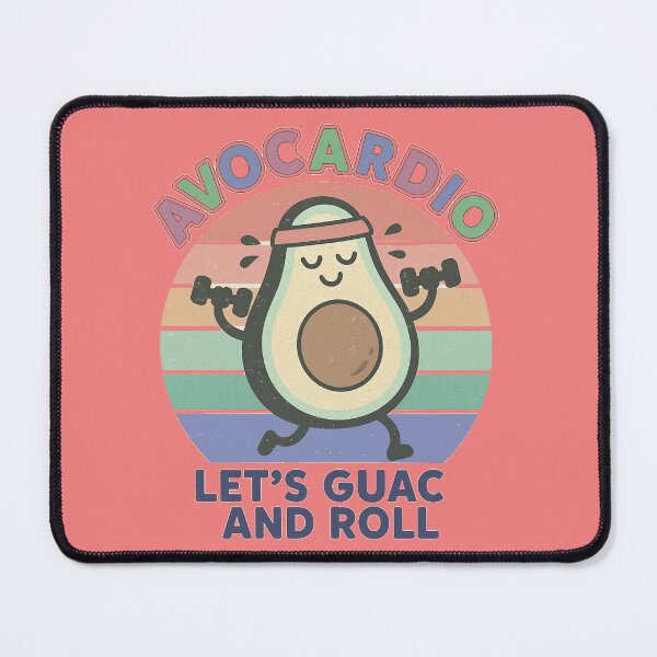 Item preview, Funny Avocado Gym T-Shirt – Avocardio Guac and Roll designed and sold by ForestPainter.