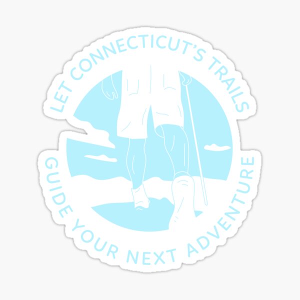 Item preview, Let Connecticut’s Trails Guide Your Next Adventure Funny Connecticut Hiking T-Shirt designed and sold by SwagzonTees.