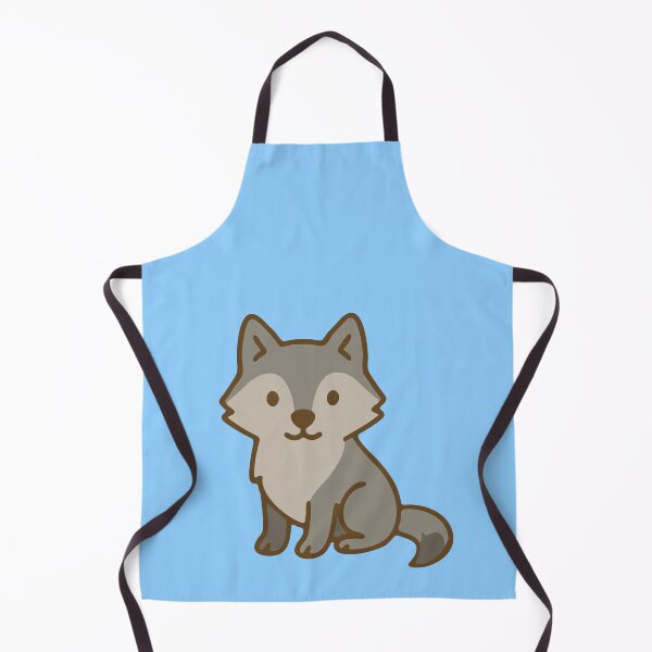 Item preview, Freya the Wolf - Adorable Kawaii Wolf designed and sold by PatchAndPetal.