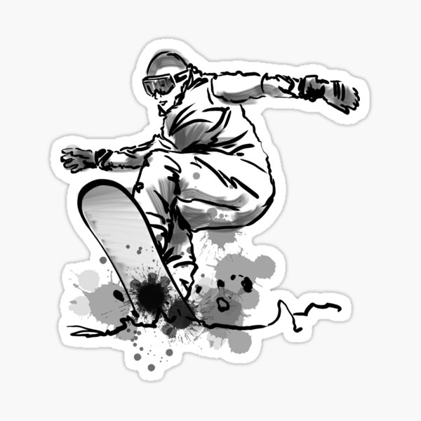 snowboard Sticker