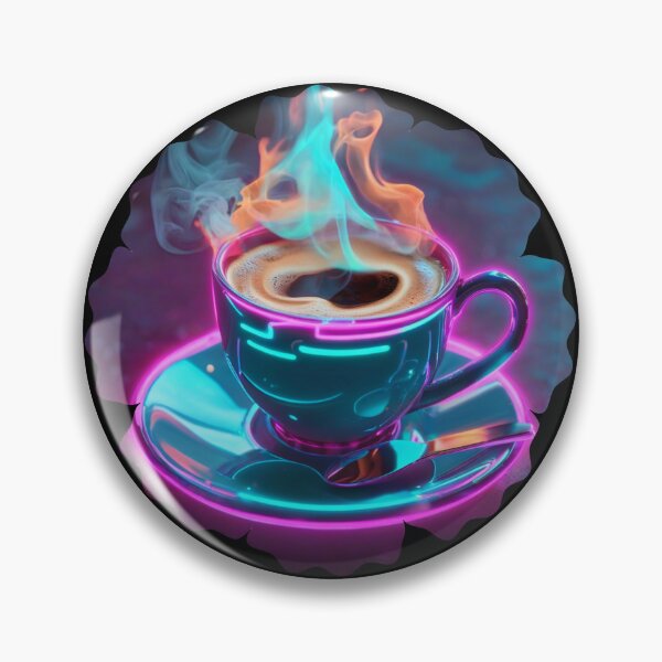 Item preview, Café cibernético neón | Diseño de taza futurista designed and sold by FASA's ART.