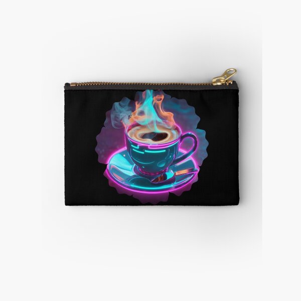 Item preview, Neon Cyber Coffee | Futuristic Cup Design designed and sold by FASA's ART.