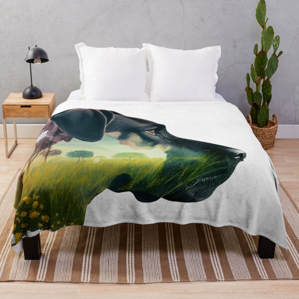 Item preview, Great Dane in Serenity: Nature Double Exposure Art designed and sold by ShadowAndSlate.