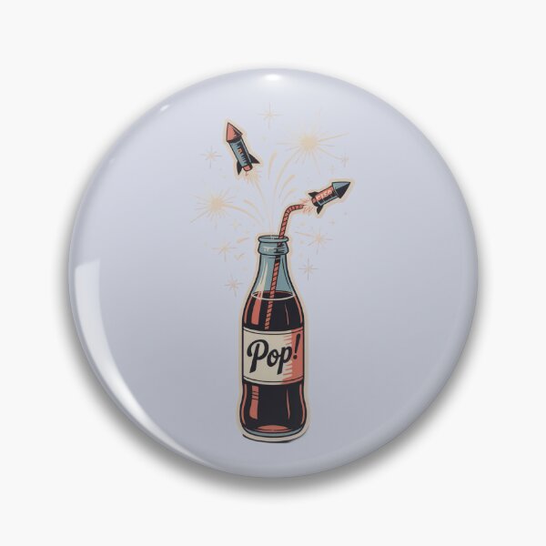 Item preview, Soda Pop & Rockets Bottle designed and sold by MyDigitalStickerbook.