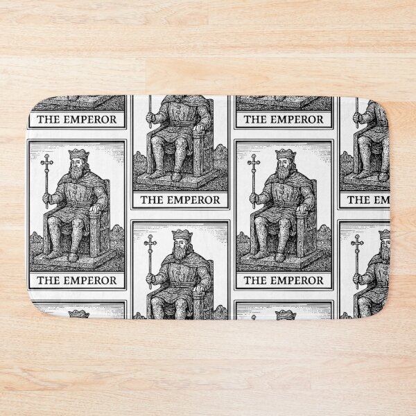 Item preview, The Emperor – Black Ink Tarot Card designed and sold by InkStation24.