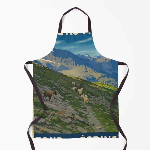 Item preview, Beware of Patou – Vintage Tour des Écrins Poster | Sheepfold and Alpine Pastures designed and sold by Atelier Brume.