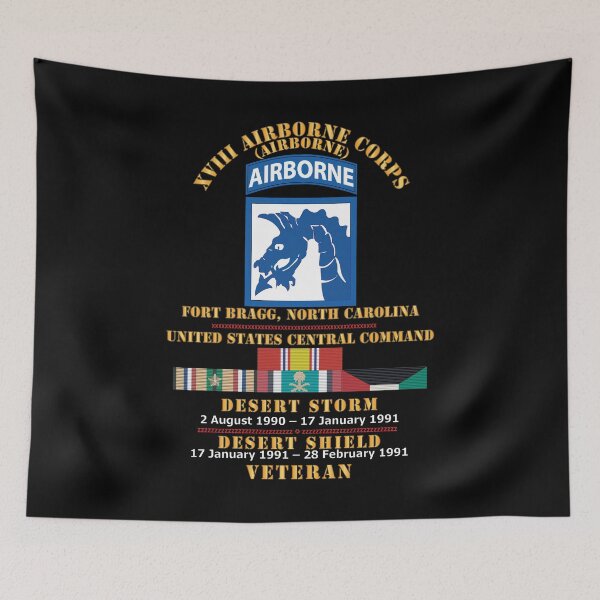 Item preview, Army - XVIII Airborne Corps  - US CENTCOM - Desert Storm, Desert Shield Veteran X 300 designed and sold by Military Insignia Products.