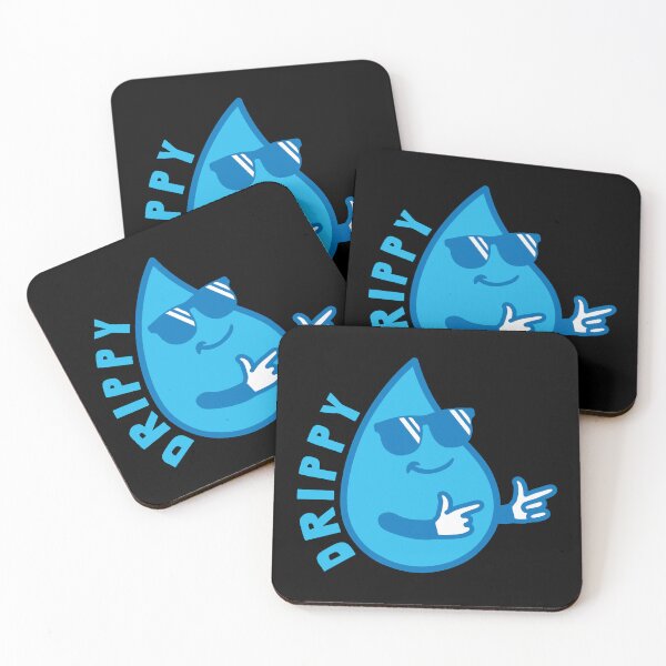 Aperçu de l'œuvre Drippy – Bleu créée et vendue par PaulSDesign.