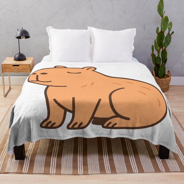 Item preview, Cute drawn capybara designed and sold by EchoOfSilence.