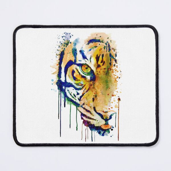 Item preview, Half-Faced Tiger Portrait designed and sold by caracatita75.