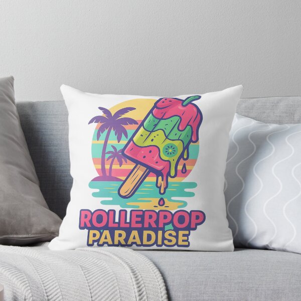 Item preview, Rollerpop Paradise – Retro Fruit Skate Tee | Summer Vibes Aesthetic designed and sold by Laugh & Rewind .