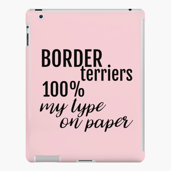 Personalised 100% My Type On Paper Gifts for Dog Lovers ~ Dog Breeds iPad Snap Case