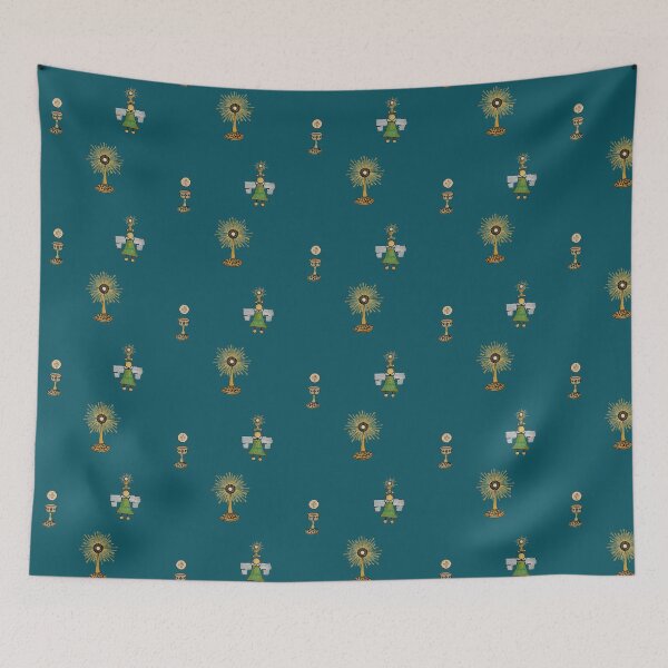 Item preview, Worship - Teal designed and sold by Snowroseblossom.