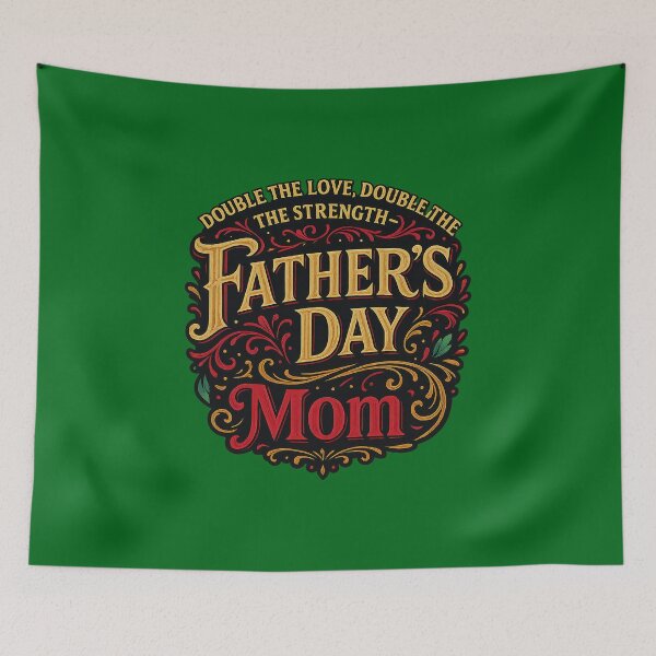Item preview, Double the Love, Double the Strength – Father’s Day Gift for Strong Moms designed and sold by Sepinik.