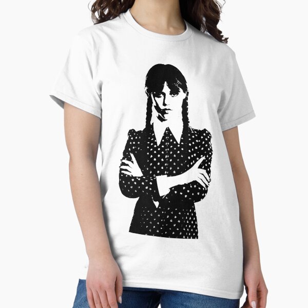 Vista previa del artículo con la obra «CAMISETA DE NETFLIX DEL MIÉRCOLES», diseñado y vendido por mirkomarotta.
