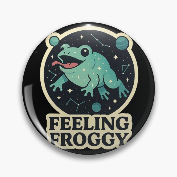 Item preview, Galactic Leap: The Cosmic Frog designed and sold by cipharra.