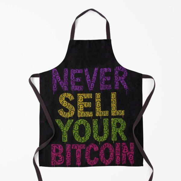 Item preview, Never Sell Your Bitcoin – Bitcoin Symbol Drip Graffiti designed and sold by oneof21million.
