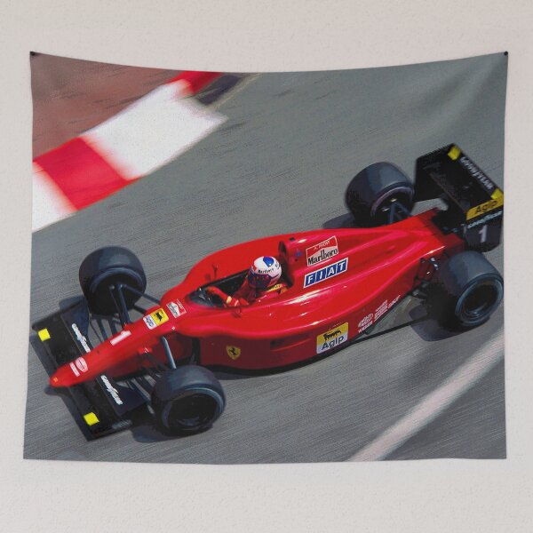 Item preview, Alain Prost racing his 1990 641 F1 car abstract designed and sold by Rodissimus1984.