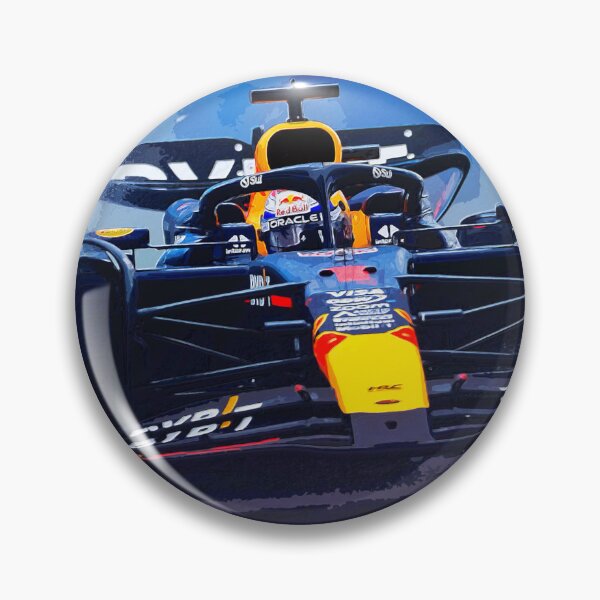 Item preview, Max Verstappen racing his 2024 F1 car in the rain during the Brazilian Grand Prix at Interlagos watercolor designed and sold by Rodissimus1984.