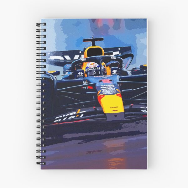 Item preview, Max Verstappen racing his 2024 F1 car in the rain during the Brazilian Grand Prix at Interlagos watercolor designed and sold by Rodissimus1984.