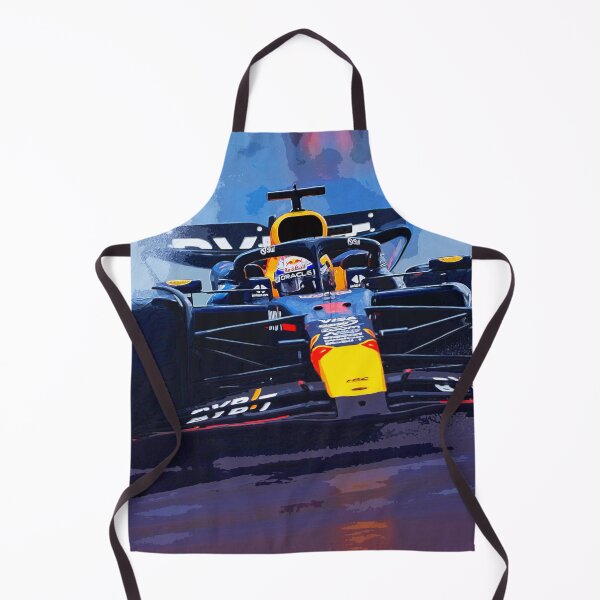 Item preview, Max Verstappen racing his 2024 F1 car in the rain during the Brazilian Grand Prix at Interlagos watercolor designed and sold by Rodissimus1984.